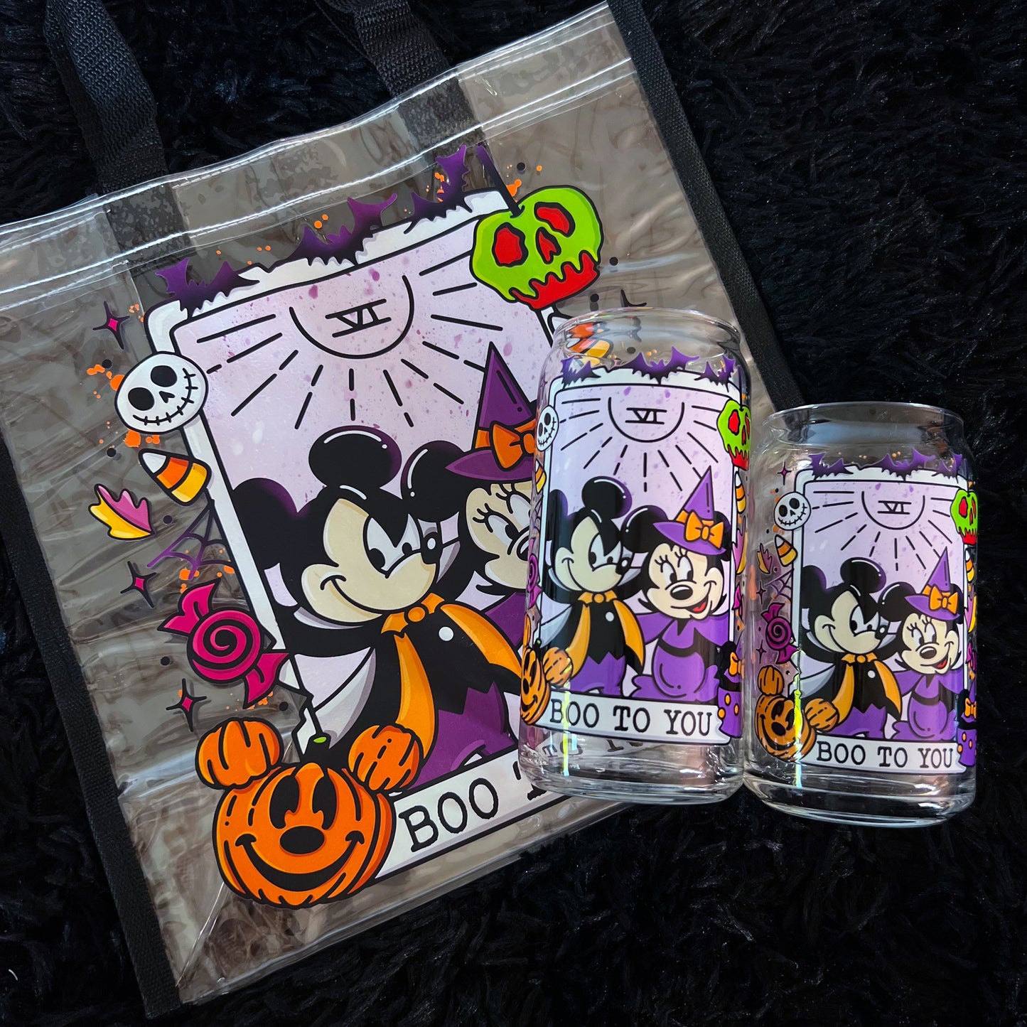 Boo to you card - Mouse Couple