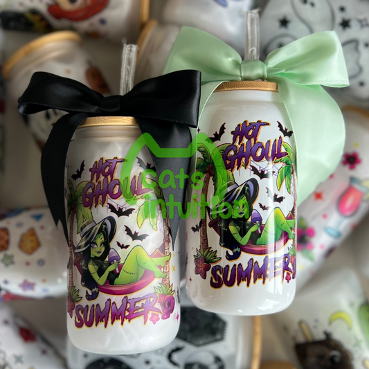 Hot Ghoul Summer - Glass Cup