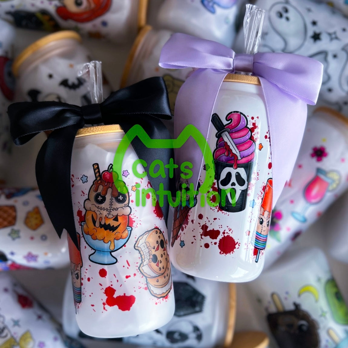 Horror Ice Cream - Glass Cup (2024)