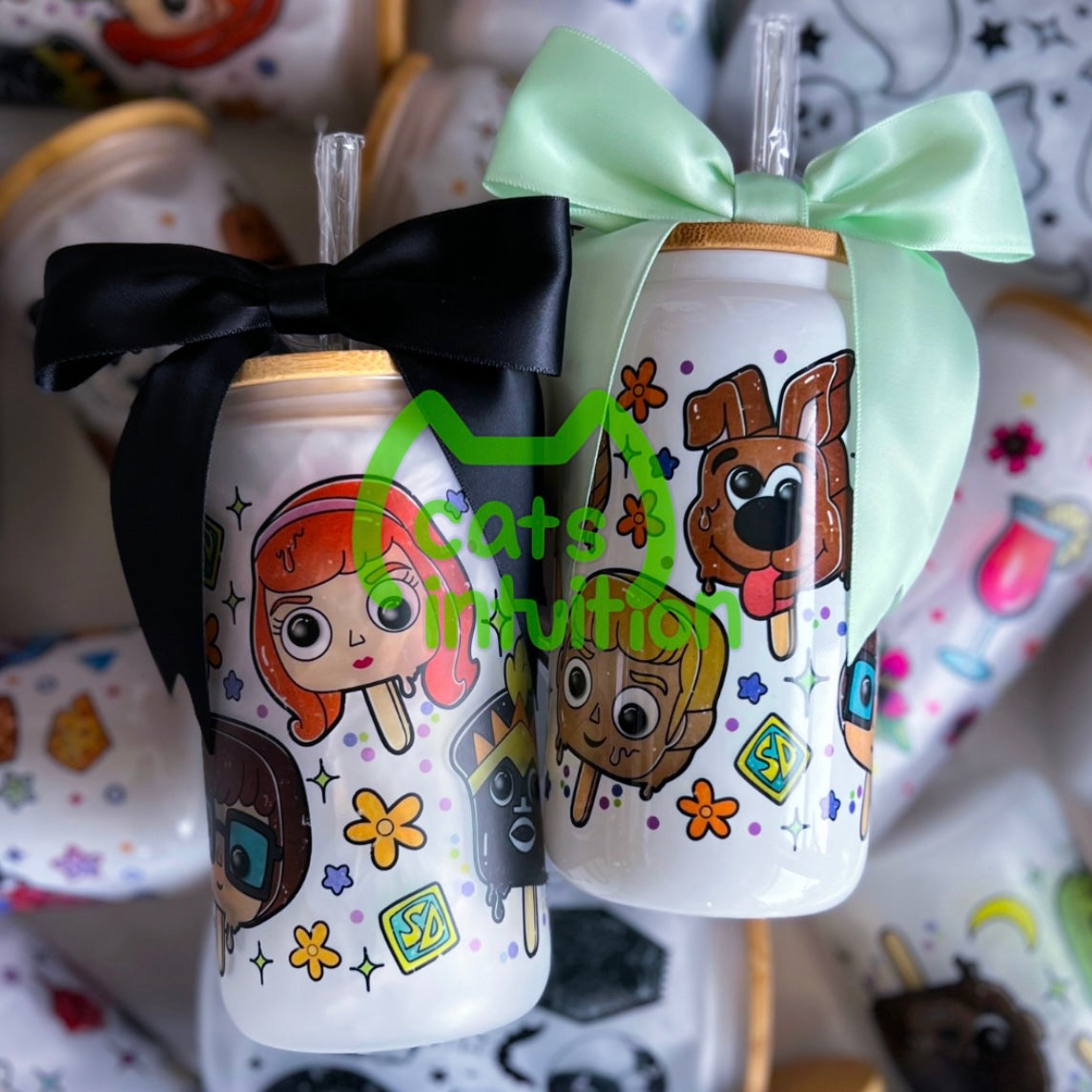 Scooby Popsicles - Glass Cup
