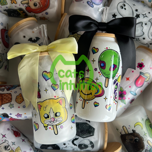 Lisa Funk Popsicles - Glass Cup