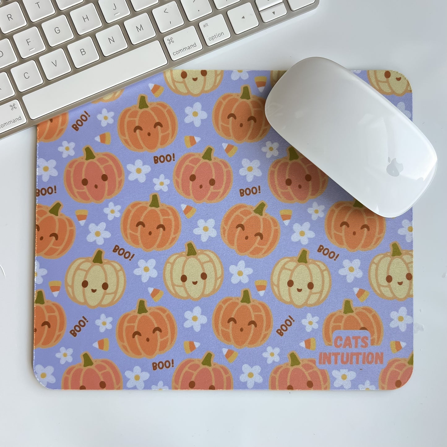 Pumpkin Conchas (Light Purple) - Mouse Pad