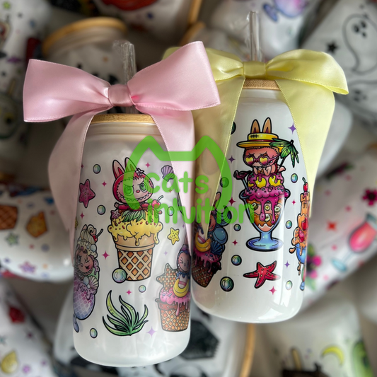 Lafufu Ice Cream - Glass Cup