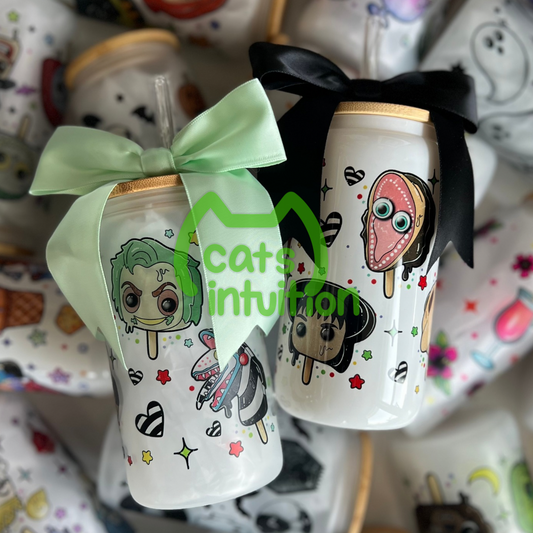 Beetle Popsicles - Glass Cup