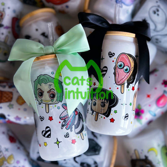 Beetle Popsicles - Glass Cup