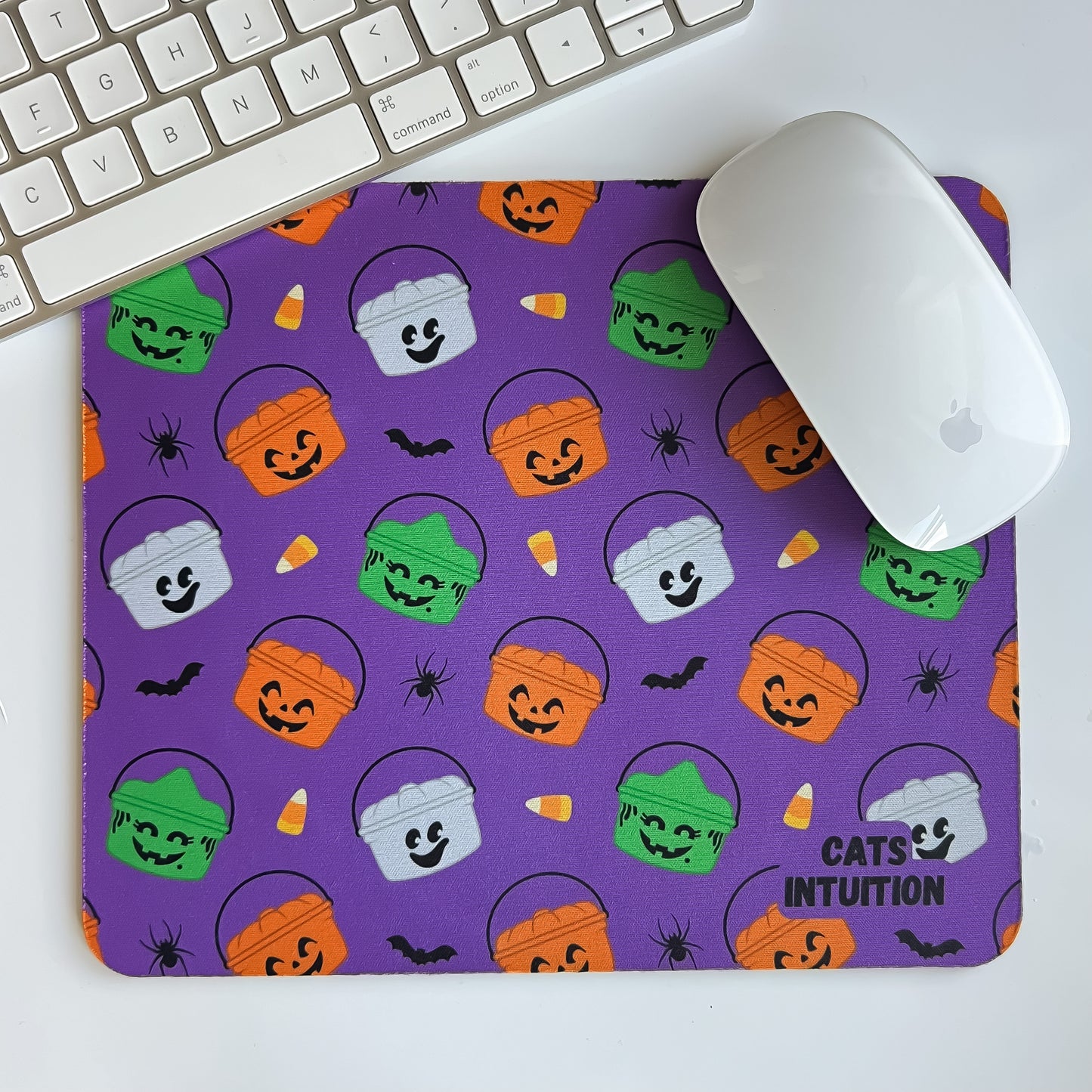 Boo Buckets (Purple) - Mouse Pad