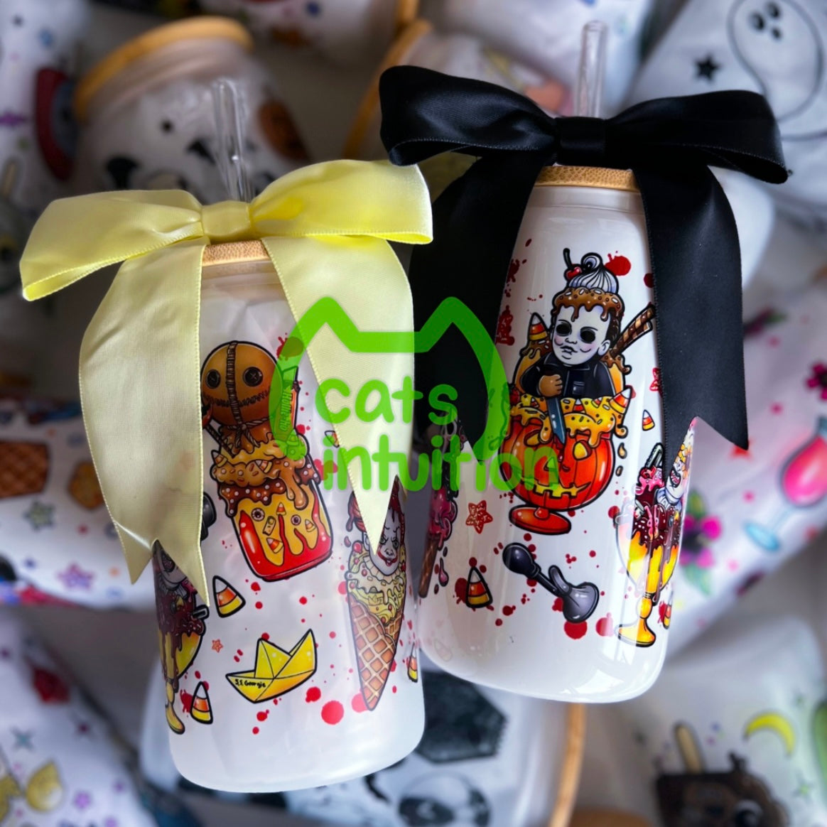 New! Horror Ice Cream - Glass Cup (2025)