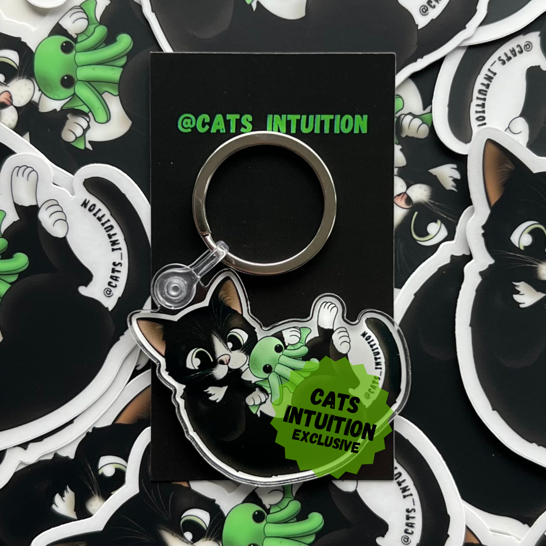 Cthulhu playing with Cthulhu - Acrylic Keychain