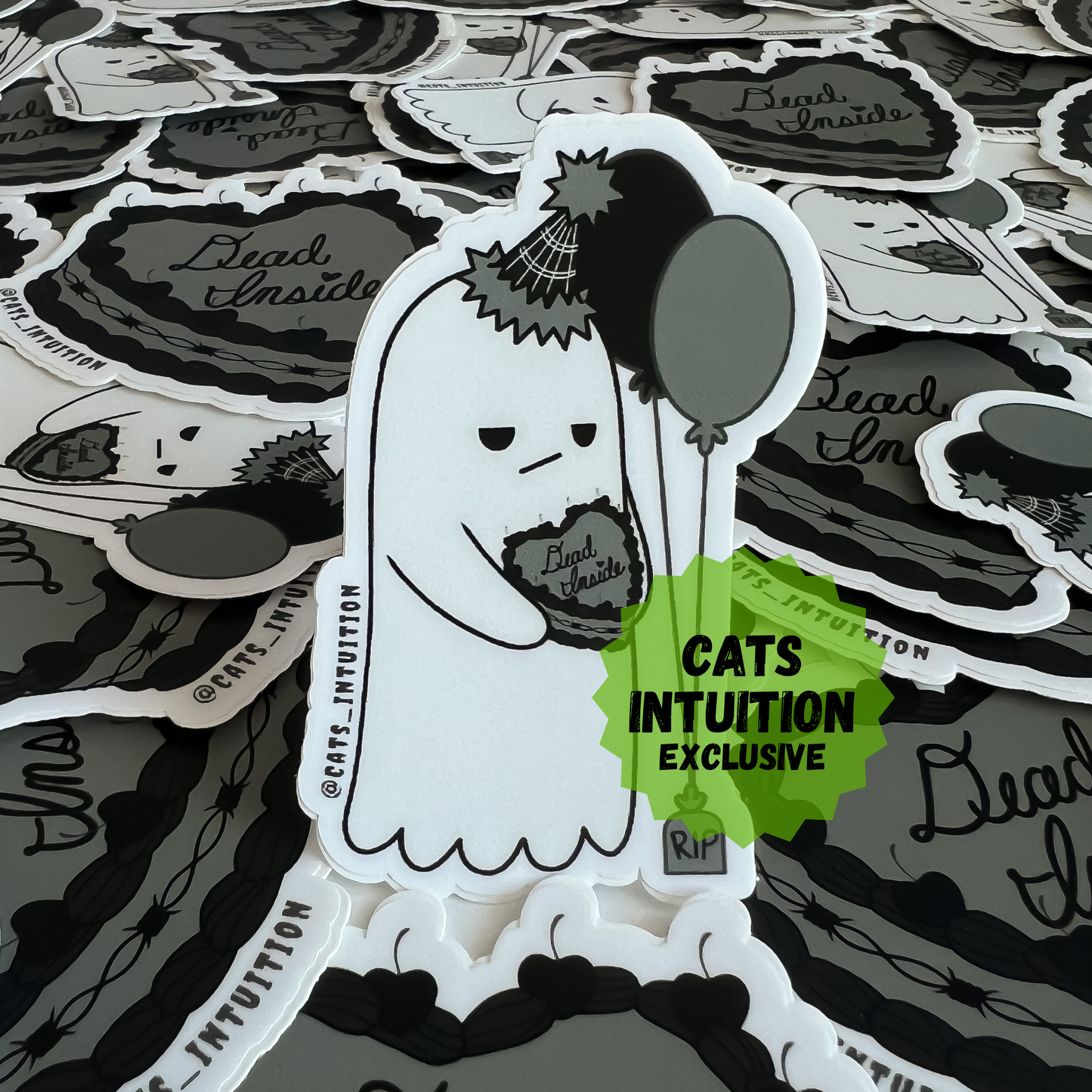 Dead Inside Ghost - Sticker