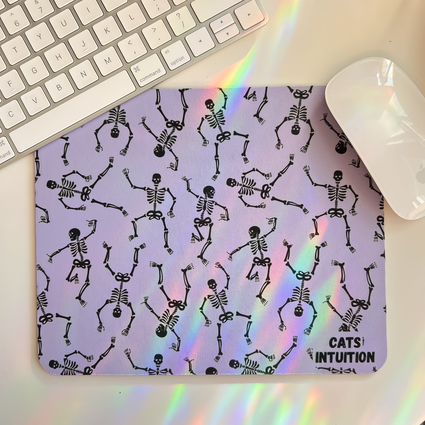 Dancing Skeletons (Purple) - Mouse Pad
