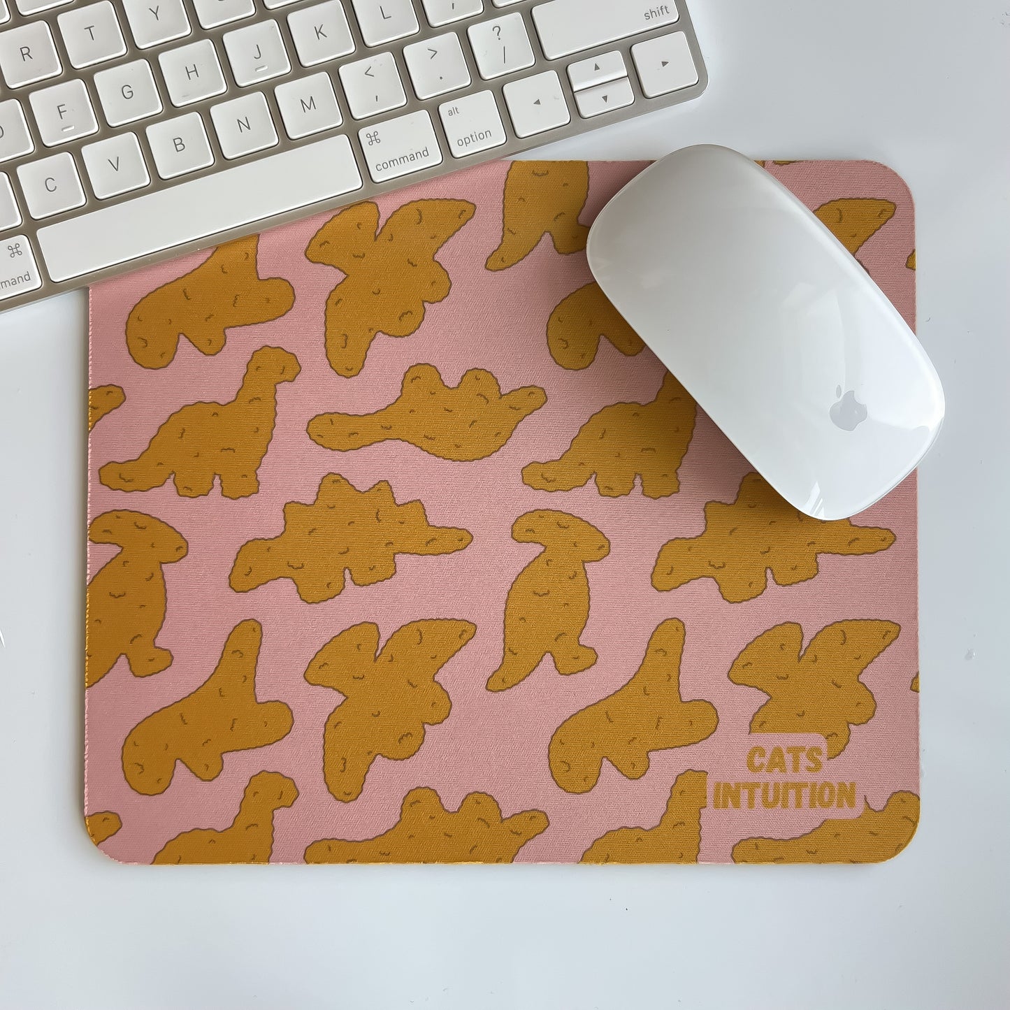 Dino Nuggies (Pink) - Mouse Pad