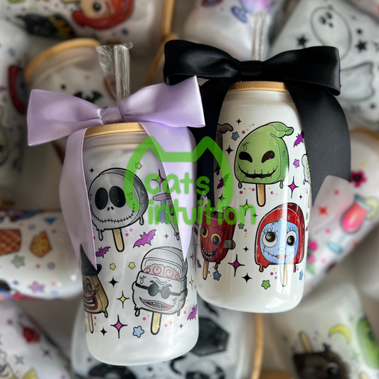 Nightmare Popsicles - Glass Cup