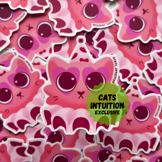 Party Hat Lovecore Kitty - Sticker