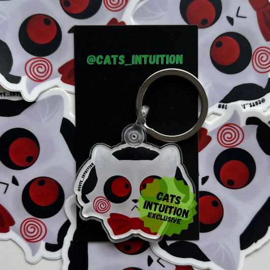 Billy the Horror Kitty - Acrylic Keychain