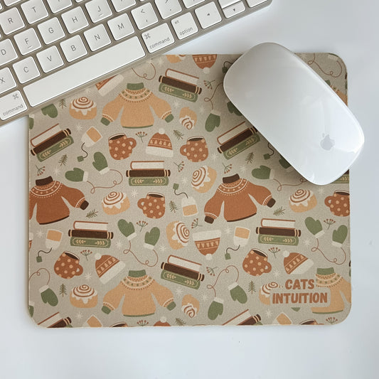 Sweater Weather (Brown) - Mouse Pad