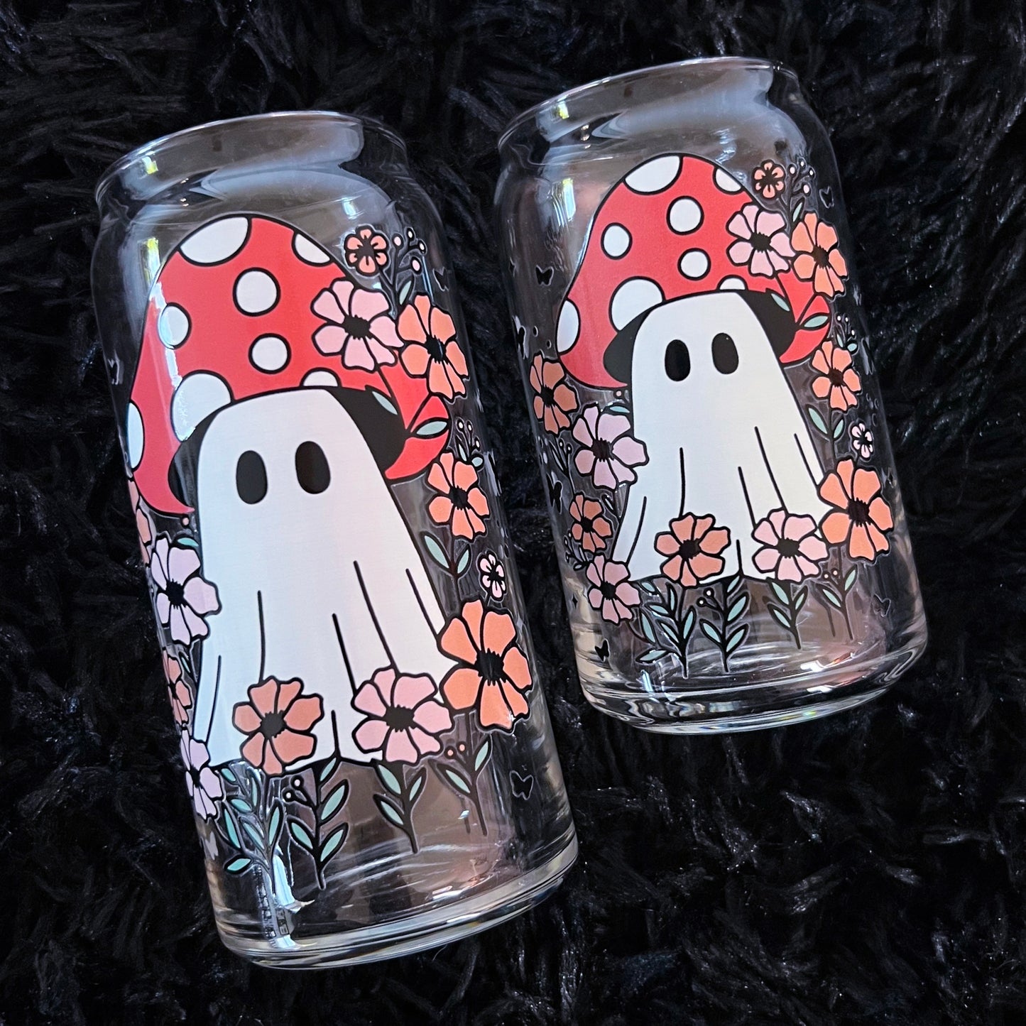 Floral Ghoul - Mushroom Ghost with flowers