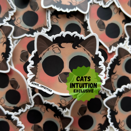 Horror Kitties - Leatherface (Sticker)