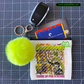 Giving Goosebumps – Coin/Card Pouch Keychain w/ Green Pompom