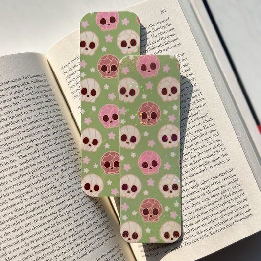 Concha Skulls - Laminated Bookmark