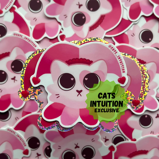 Jester Lovecore Kitty - Sticker