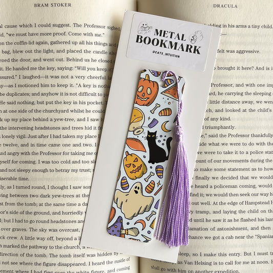 Halloween Vibes - Metal Bookmark