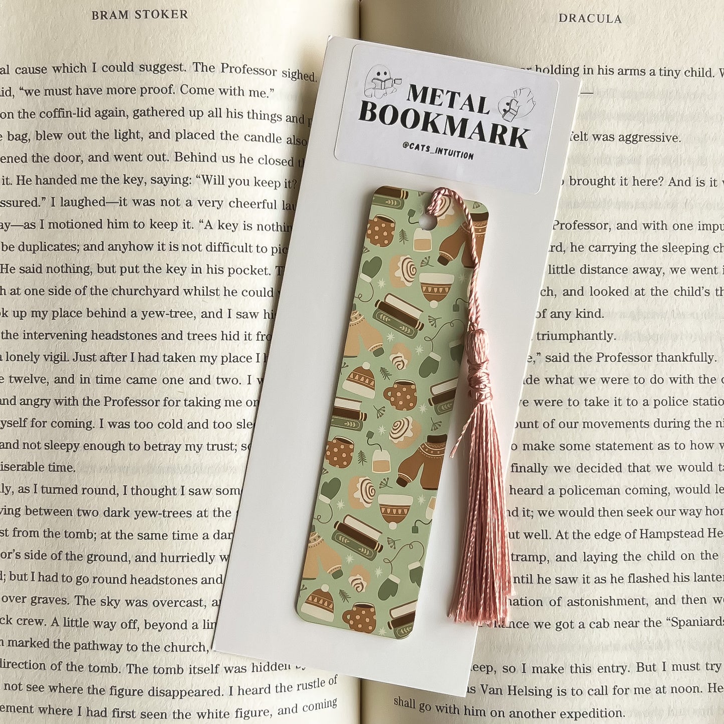 Sweater Weather - Metal Bookmark (Green)