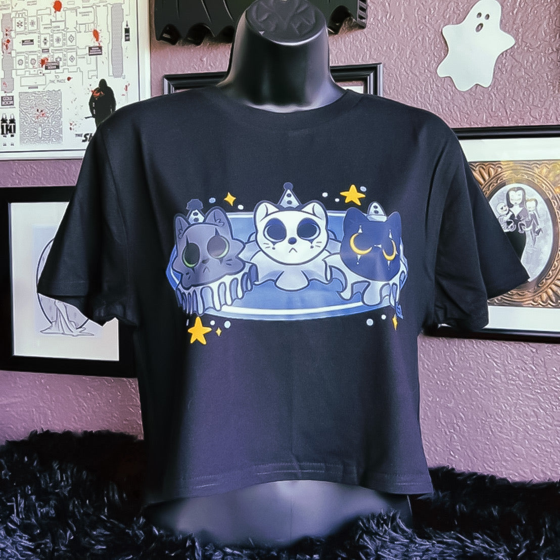 Blue Clown Kitties T-Shirt