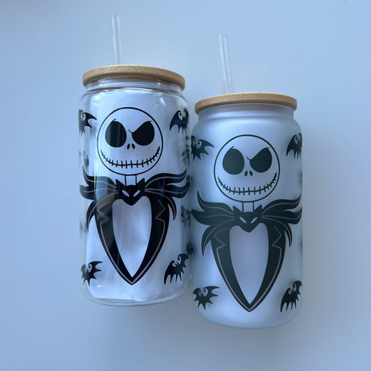 Jack Sublimation Glass (Includes lid and straw)