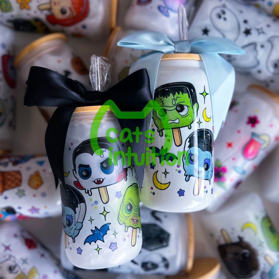 Classic Monsters - Glass Cup