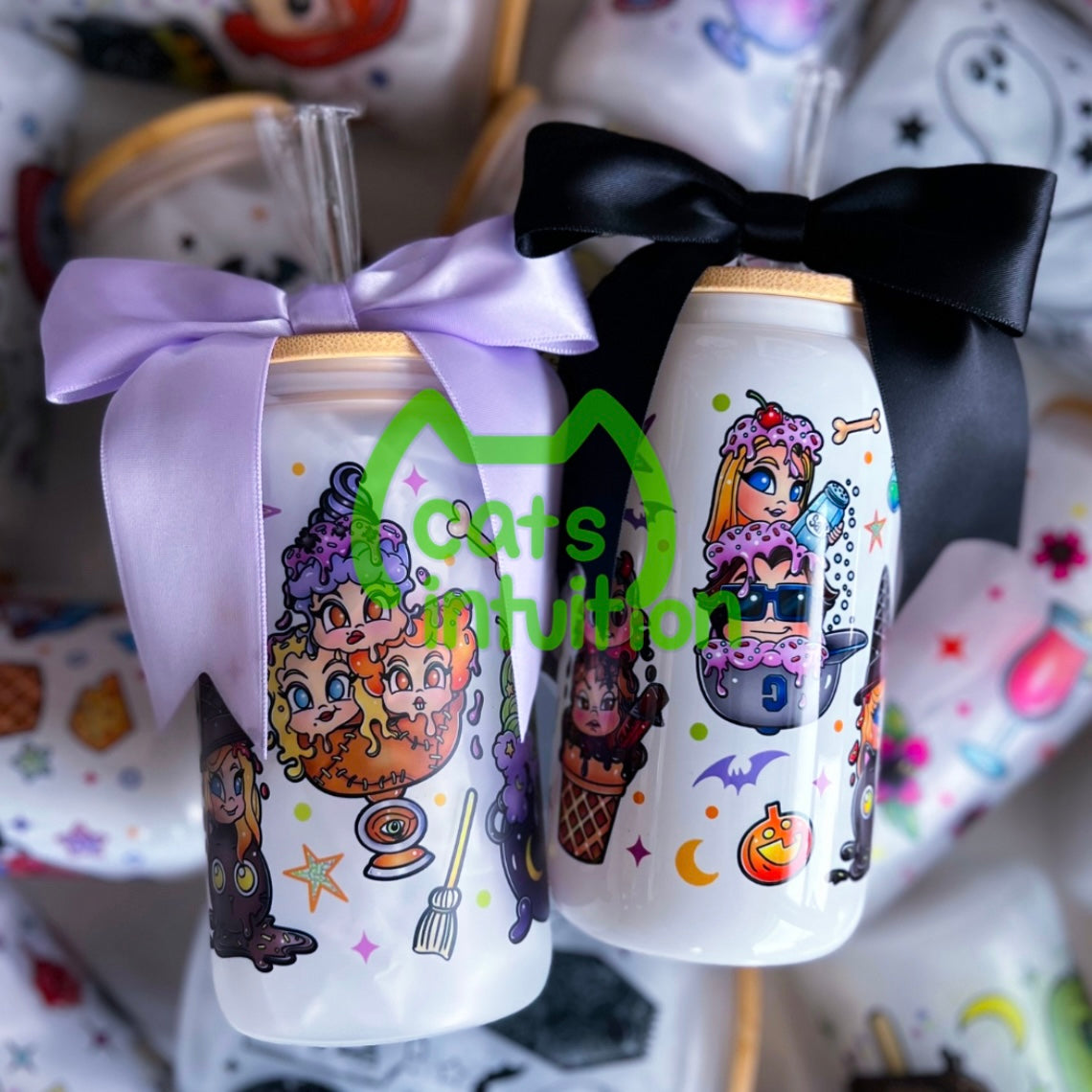 Hocus Pocus Ice Cream - Glass Cup