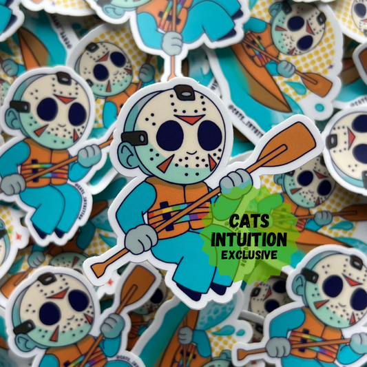 Jason with Paddle (Summer Slashers) - Sticker