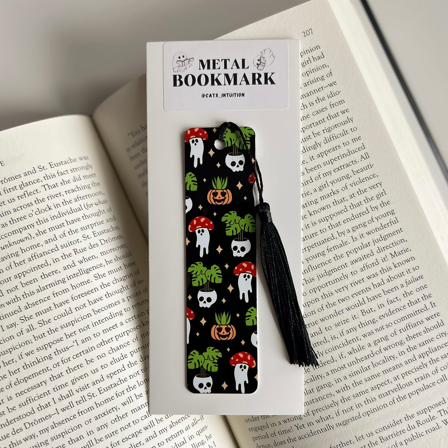 Spooky Plant Lover - Metal Bookmark