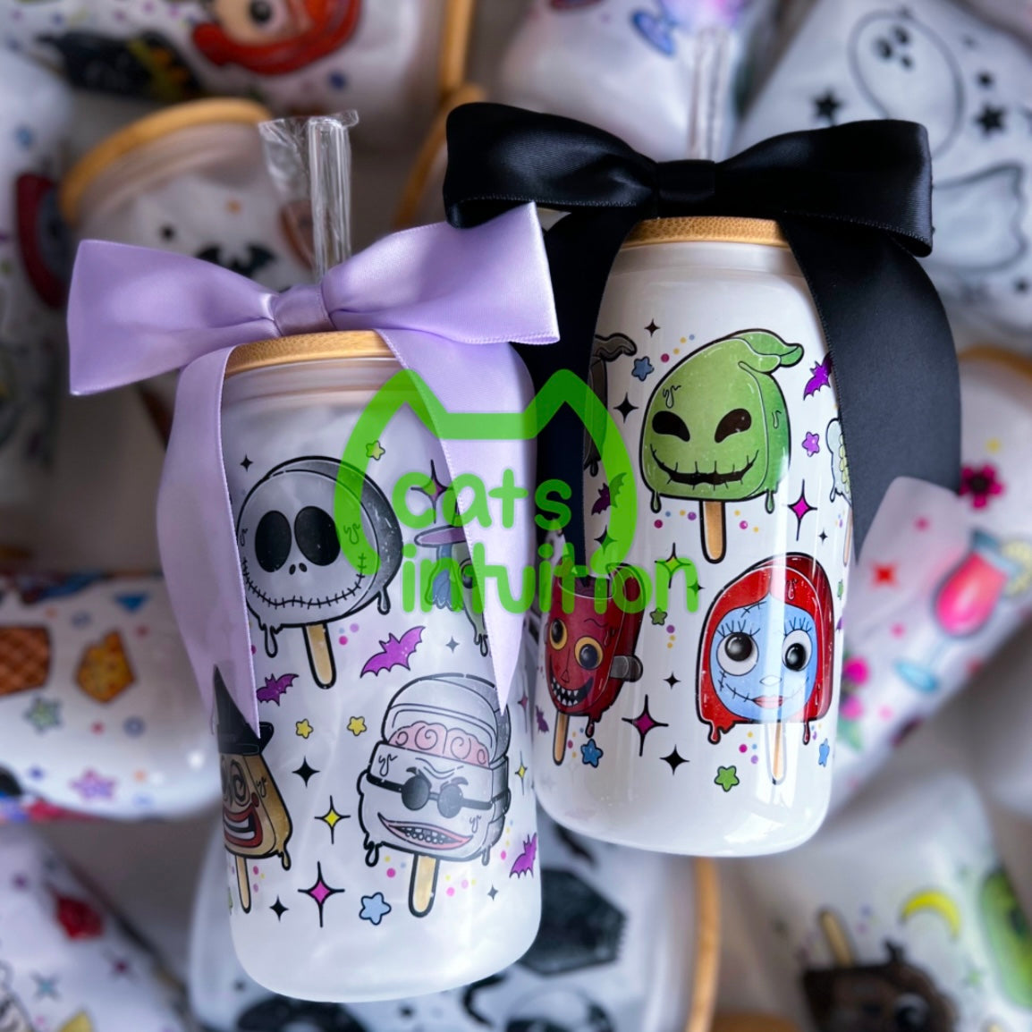 Nightmare Popsicles - Glass Cup