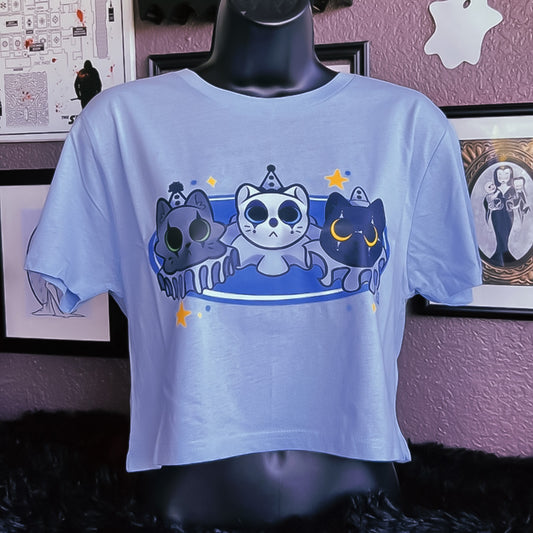 Blue Clown Kitties T-Shirt