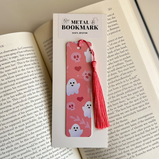 Cute Love Ghosts - Metal Bookmark