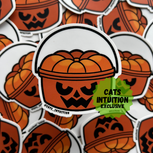 Pumpkin Bucket - Sticker